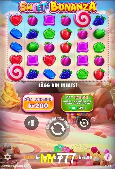 MY777 — Sweet Bonanza slot | Play on Android APK & iPhone for real money | Pragmatic Play